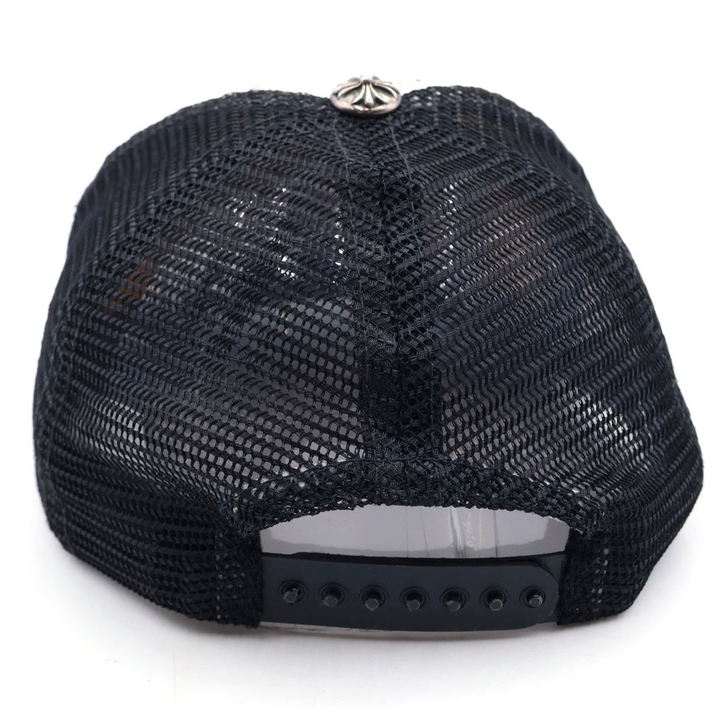 CHROME HEARTS(クロムハーツ) TRUCKER CAP FUCK トラッカー メッシュキャップ ファック 帽子 ホワイト/ブラック