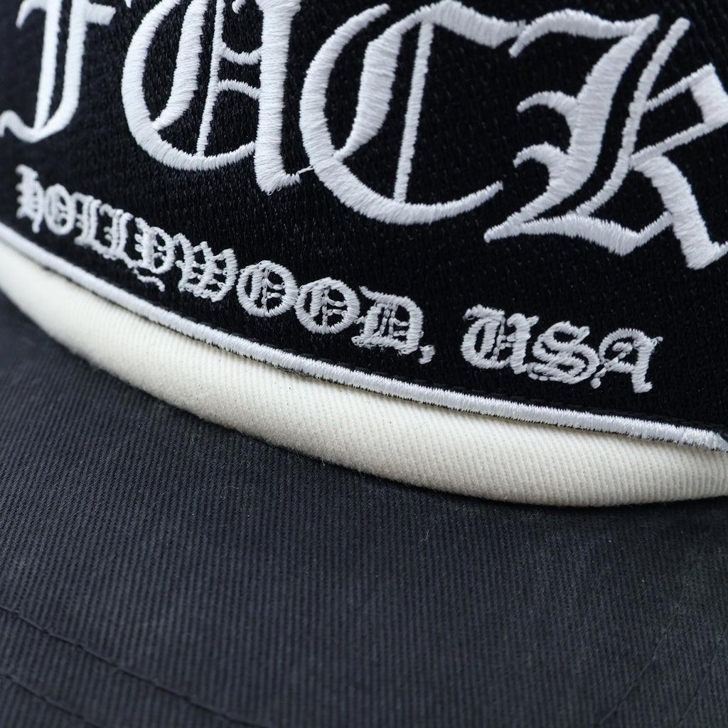 CHROME HEARTS(クロムハーツ) TRUCKER CAP FUCK トラッカー メッシュキャップ ファック 帽子 ホワイト/ブラック