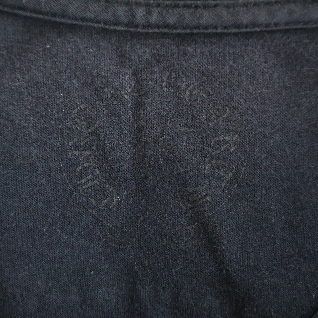 CHROME HEARTS(クロムハーツ) Neck Logo Horse Shoes Tee ネックロゴ バック ホースシューCH 半袖Tシャツ カットソー ネオン ブラック