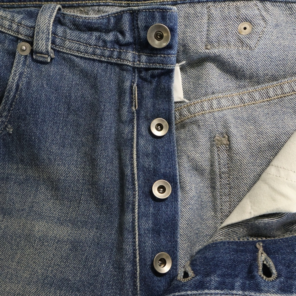 Maison Margiela(メゾンマルジェラ) DISTRESSED 5 POCKETS JEANS ウォッシュ加工 ストレート デニムパンツ インディゴ S50LA0240 S30383