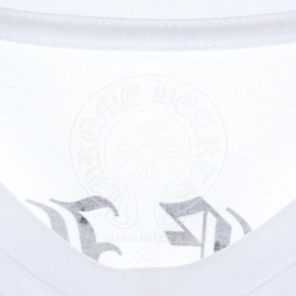 CHROME HEARTS(クロムハーツ) CH L/S T-SHIRT バックアーチロゴ 長袖Tシャツ ロンT ホワイト