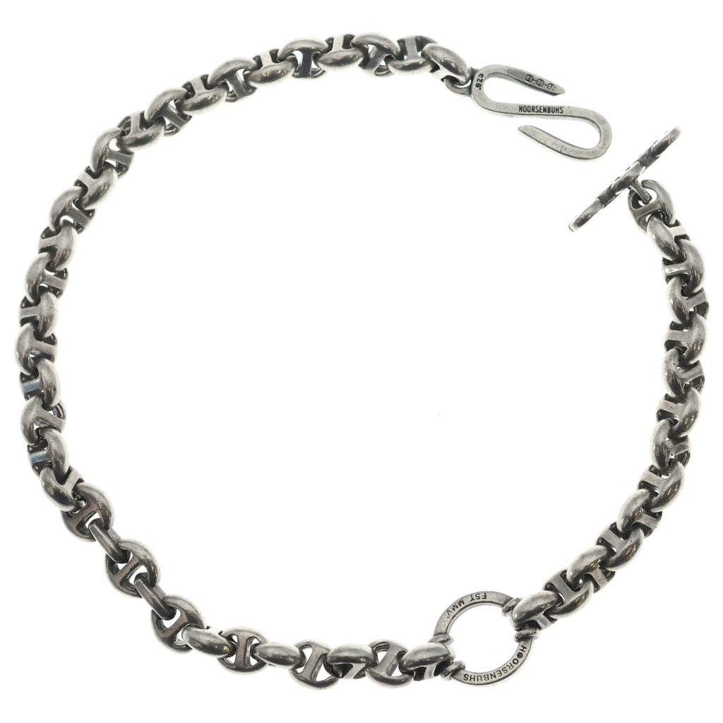 HOORSENBUHS(ホーセンブース) 10mm OPEN-LINK WALLET CHAIN DIAMOND オープンリンク ウォレットチェーン ダイヤモンド シルバー
