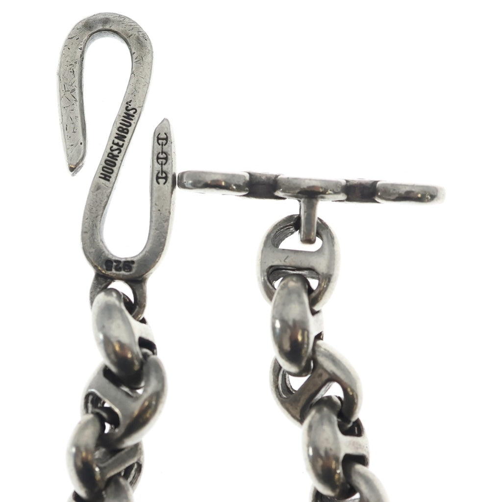 HOORSENBUHS(ホーセンブース) 10mm OPEN-LINK WALLET CHAIN DIAMOND オープンリンク ウォレットチェーン ダイヤモンド シルバー