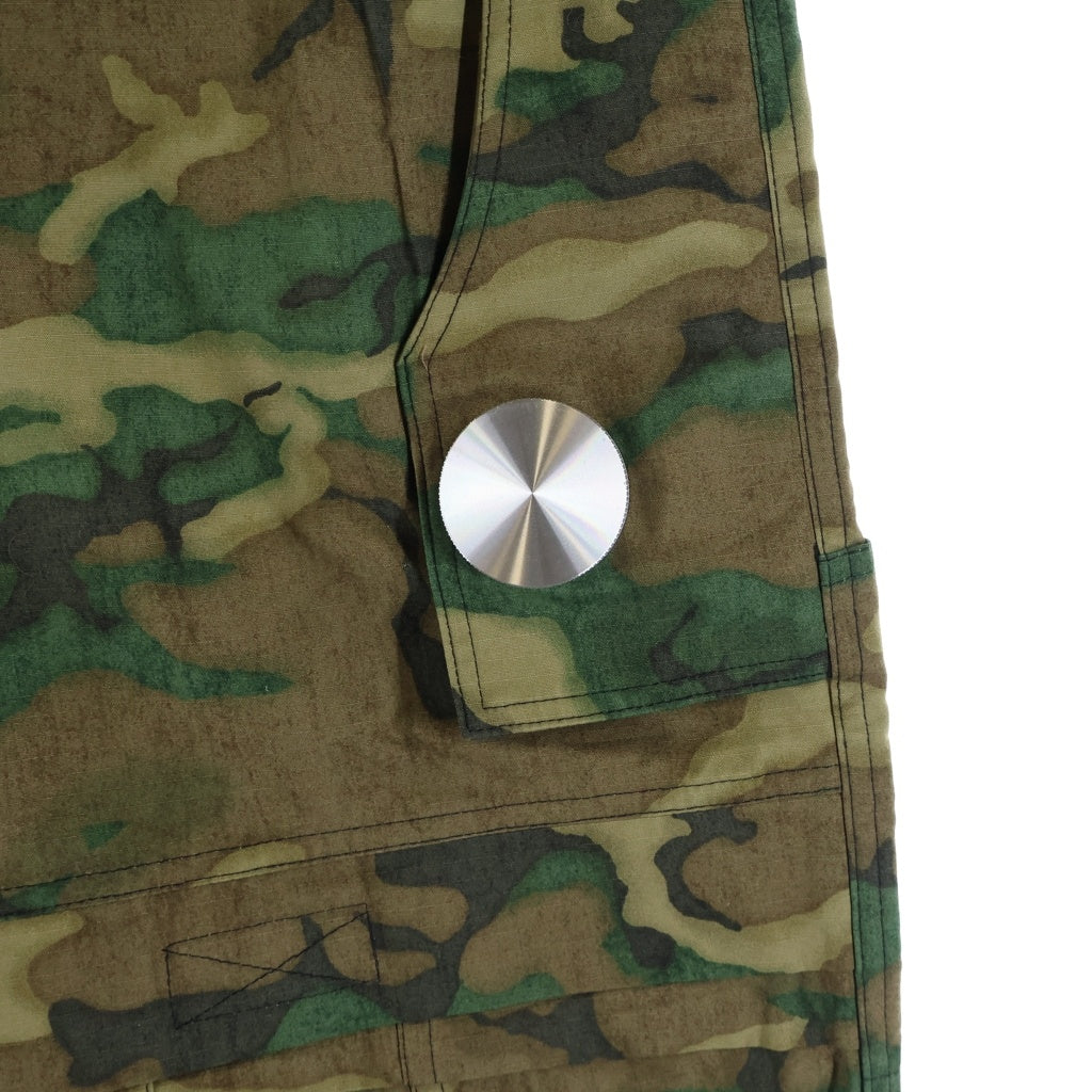 NO BRAND(ノーブランド) SIDE SERVICE (サイドサービス) Magnetic Woodand Camo Baggy Pants マグネット カモ バギー カーゴパンツ 迷彩 グリーン/ブラウン