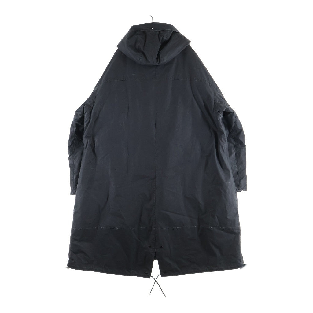 STONE ISLAND(ストーンアイランド) 22AW Zip Up Long Jacket ジップアップ ロング ジャケット ブラック 771970223
