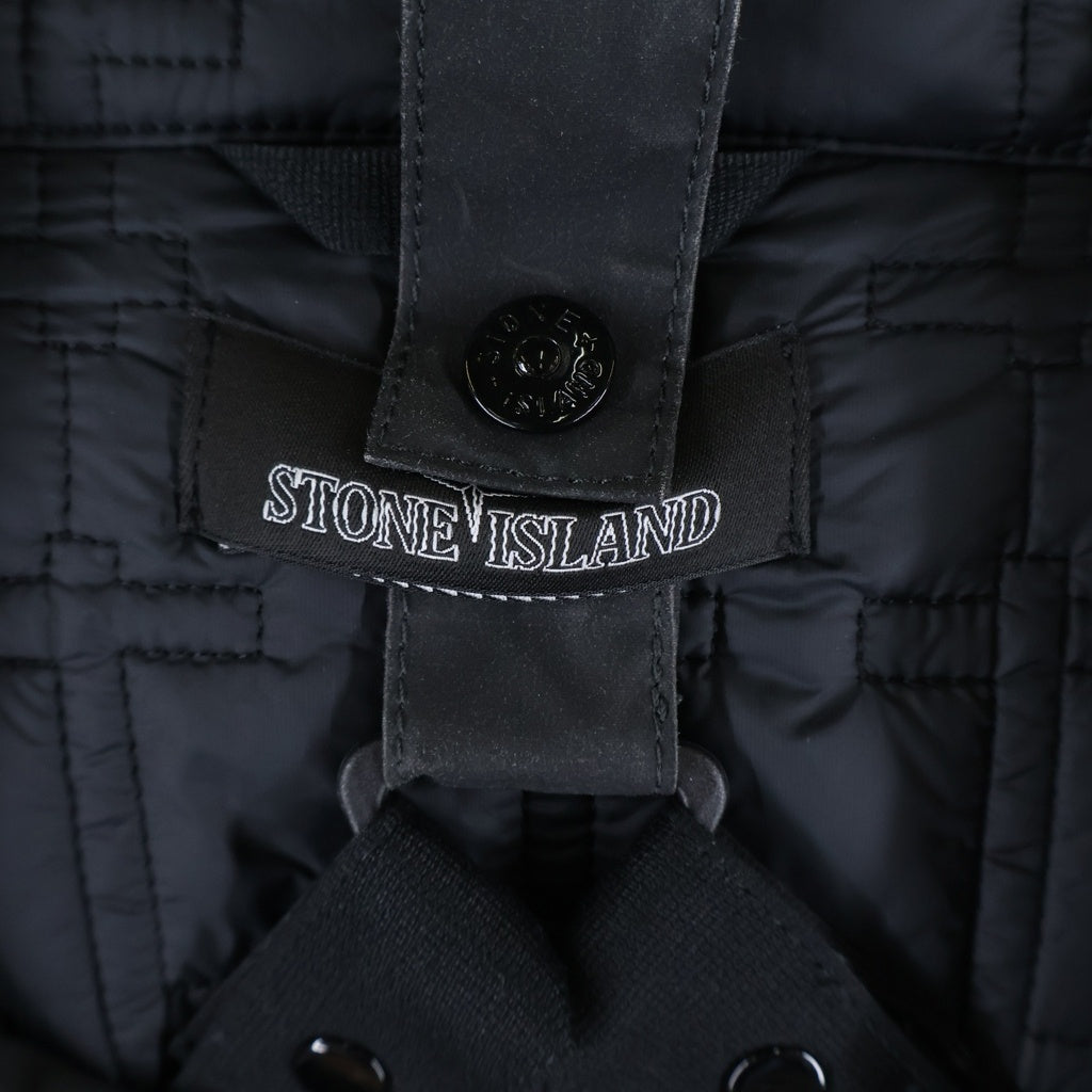 STONE ISLAND(ストーンアイランド) 22AW Zip Up Long Jacket ジップアップ ロング ジャケット ブラック 771970223
