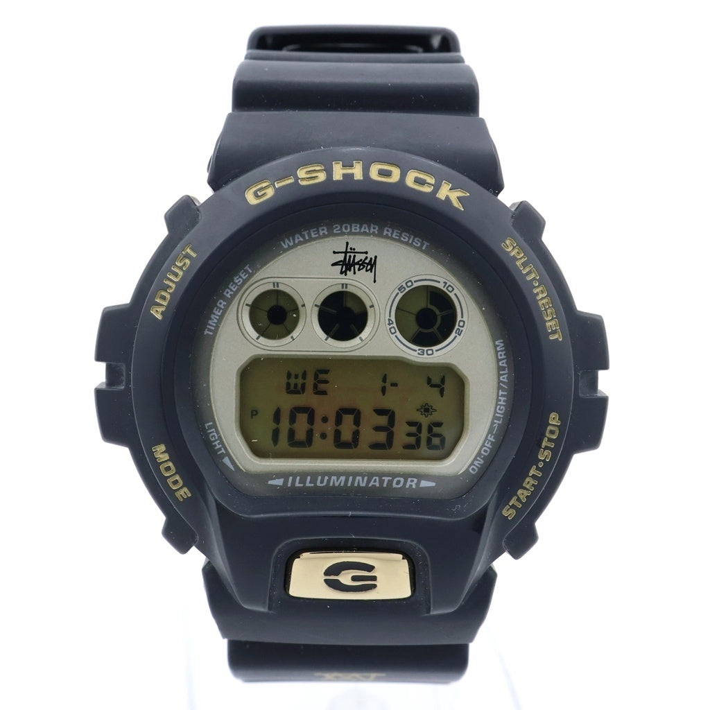 STUSSY(ステューシー) 00s ×CASIO G-SHOCK カシオ ジー・ショック 25周年記念3rdモデル 腕時計 ウォッチ ブラック DW-5000ST-1JR