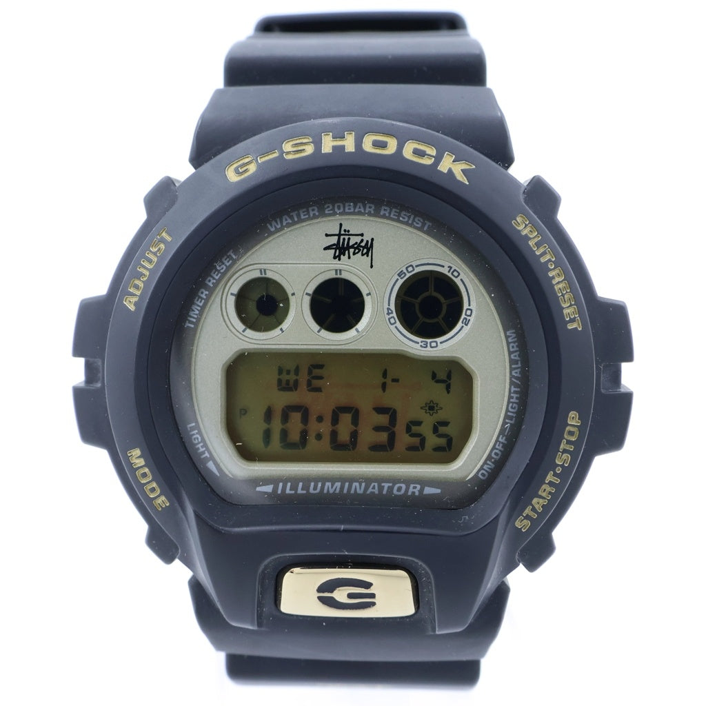 STUSSY(ステューシー) 00s ×CASIO G-SHOCK カシオ ジー・ショック 25周年記念3rdモデル 腕時計 ウォッチ ブラック DW-5000ST-1JR