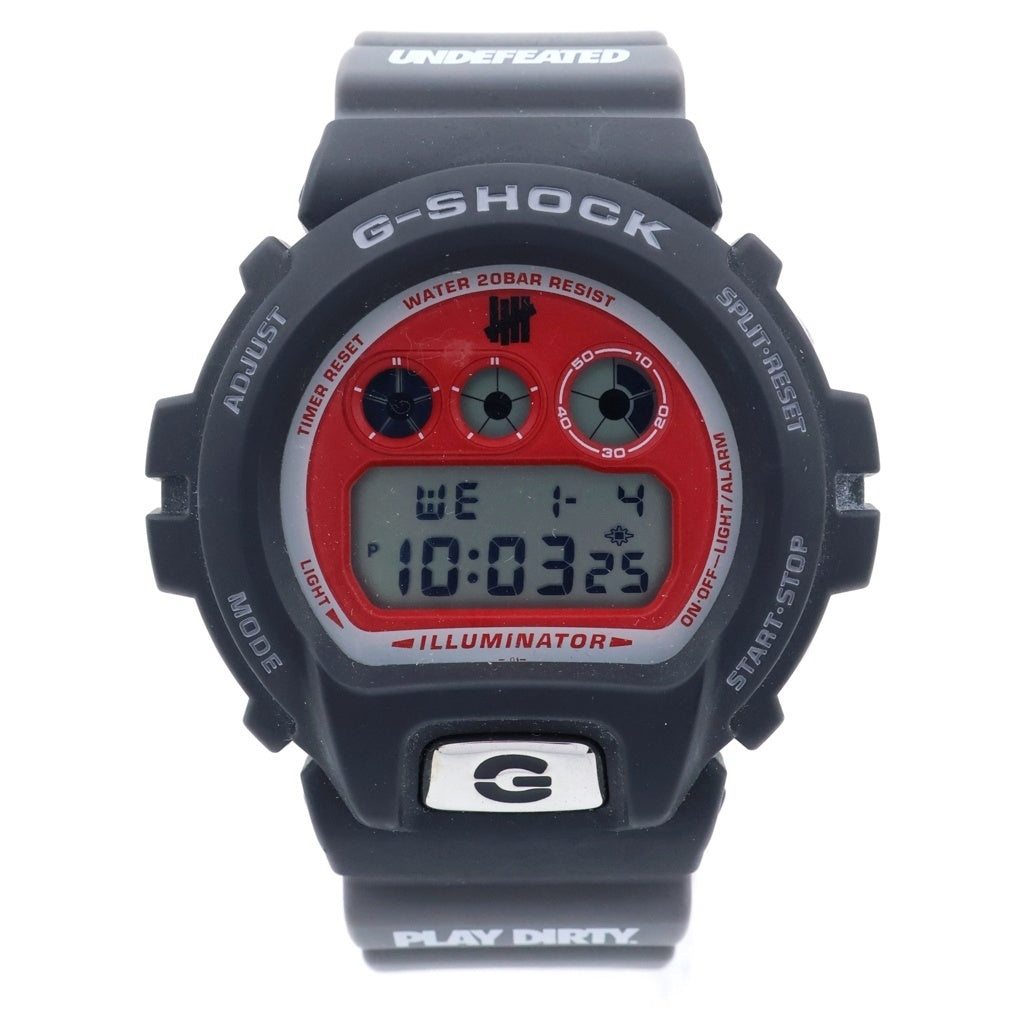 UNDEFEATED(アンディフィーテッド) × CASIO G-SHOCK カシオ ジー・ショック 腕時計 ウォッチ ブラック DW-6900UD