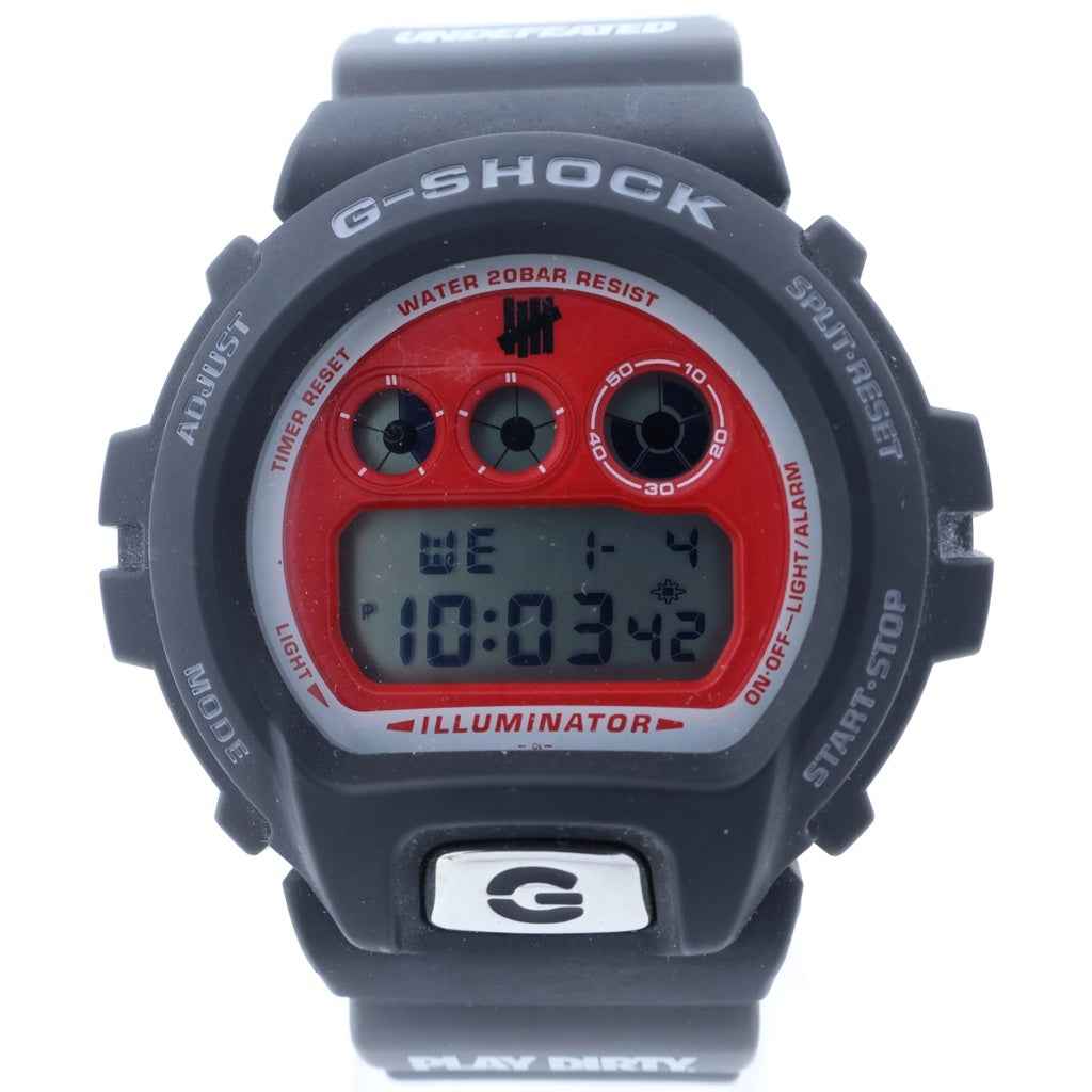 UNDEFEATED(アンディフィーテッド) × CASIO G-SHOCK カシオ ジー・ショック 腕時計 ウォッチ ブラック DW-6900UD