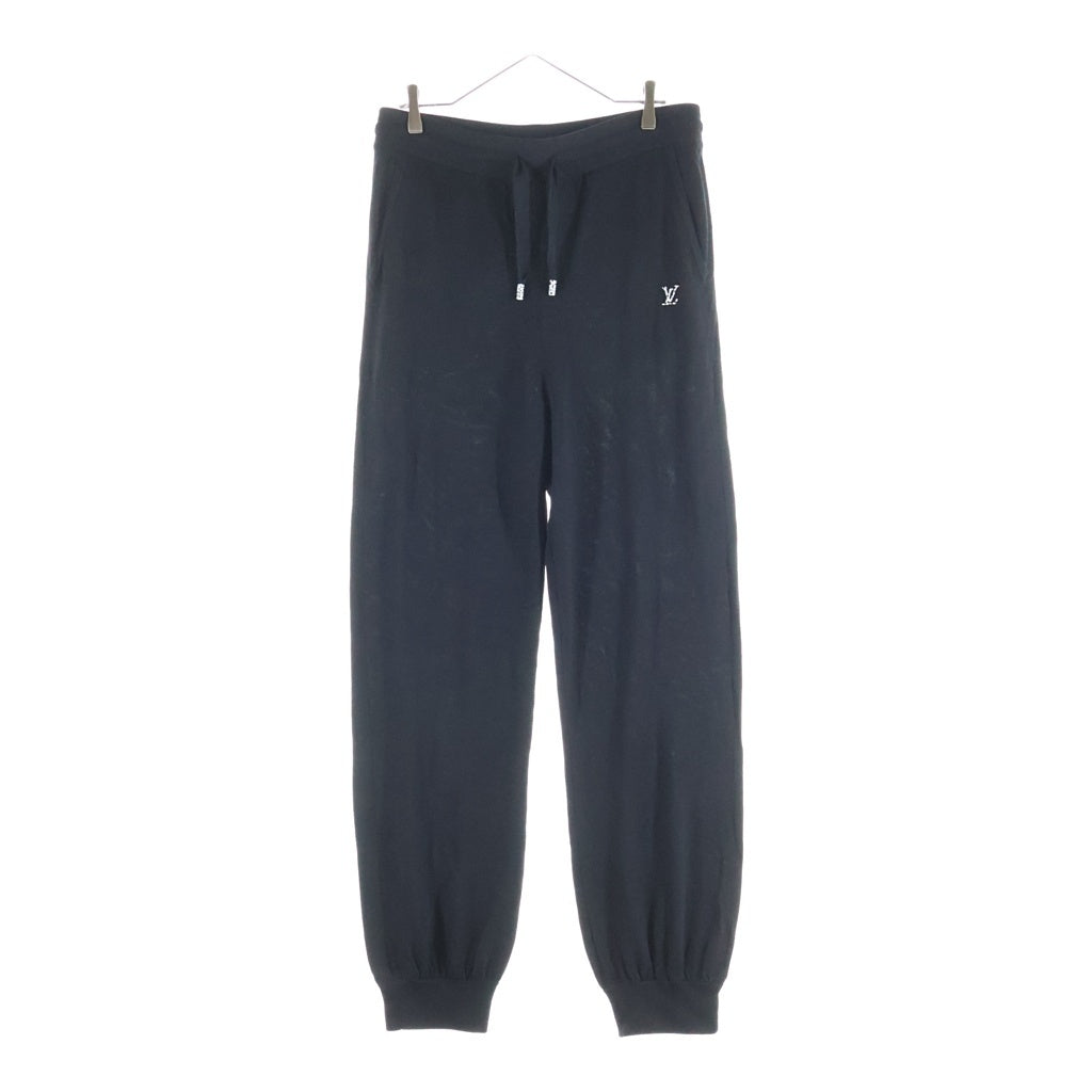 LOUIS VUITTON(ルイヴィトン) 23SS ×KUSAMA YAYOI Logo Knit Pant 草間彌生 ロゴ ニットパンツ ブラック RM231H X14 HON37W