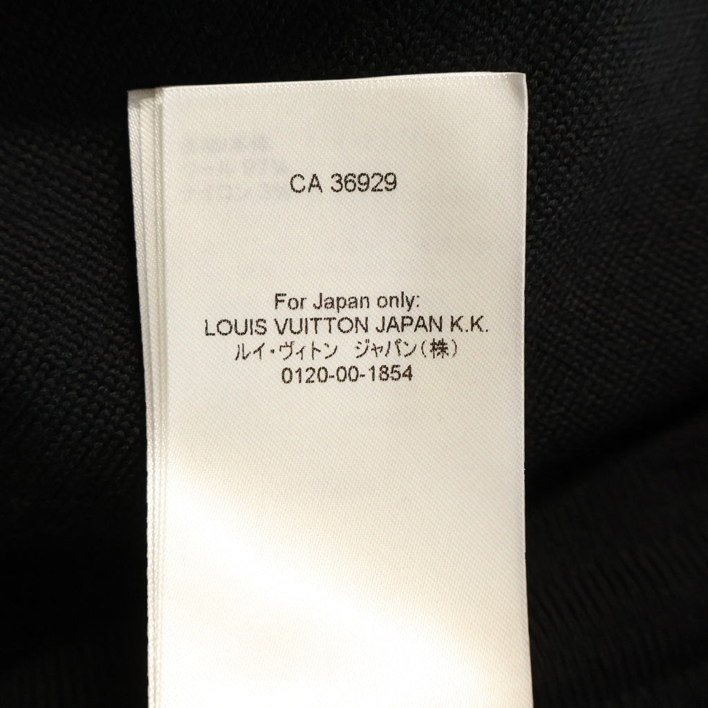 LOUIS VUITTON(ルイヴィトン) 23SS ×KUSAMA YAYOI Logo Knit Pant 草間彌生 ロゴ ニットパンツ ブラック RM231H X14 HON37W