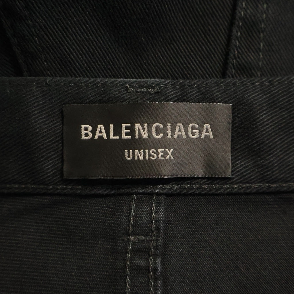 BALENCIAGA(バレンシアガ) 24AW Buggy Denim Pants バギー デニム パンツ ブラック 745213 TQW83