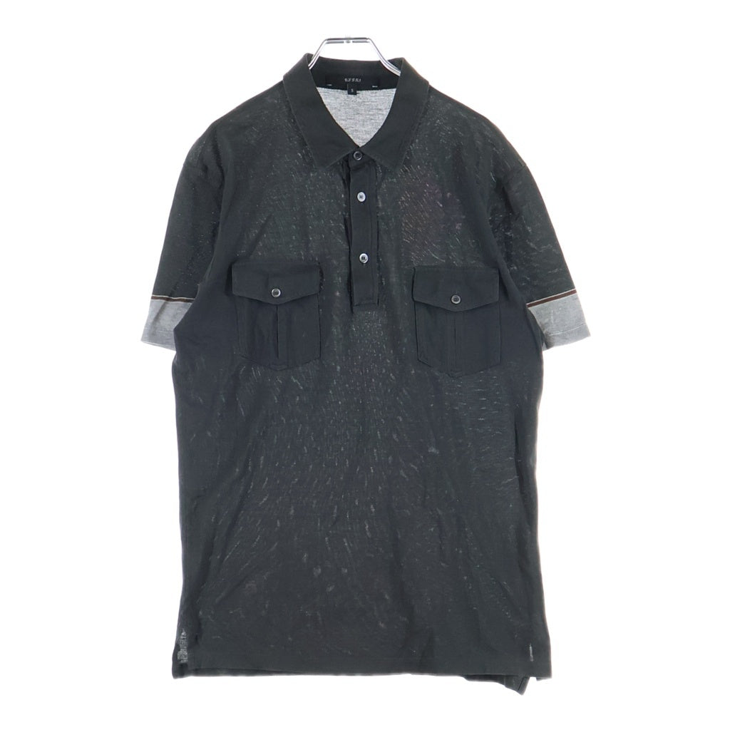 GUCCI(グッチ) 11SS シェリーライン コットン フロントポケット ポロシャツ ダークブラウン 283095 X3690
