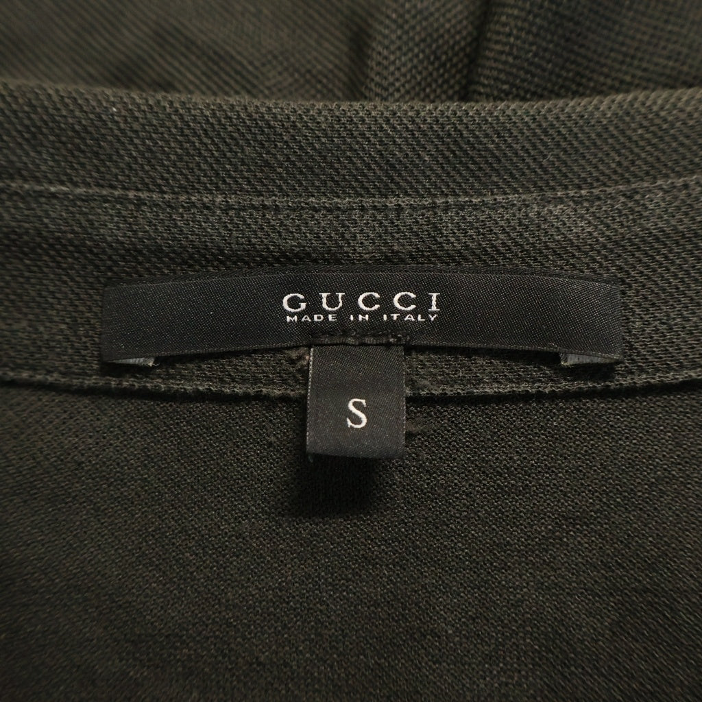 GUCCI(グッチ) 11SS シェリーライン コットン フロントポケット ポロシャツ ダークブラウン 283095 X3690