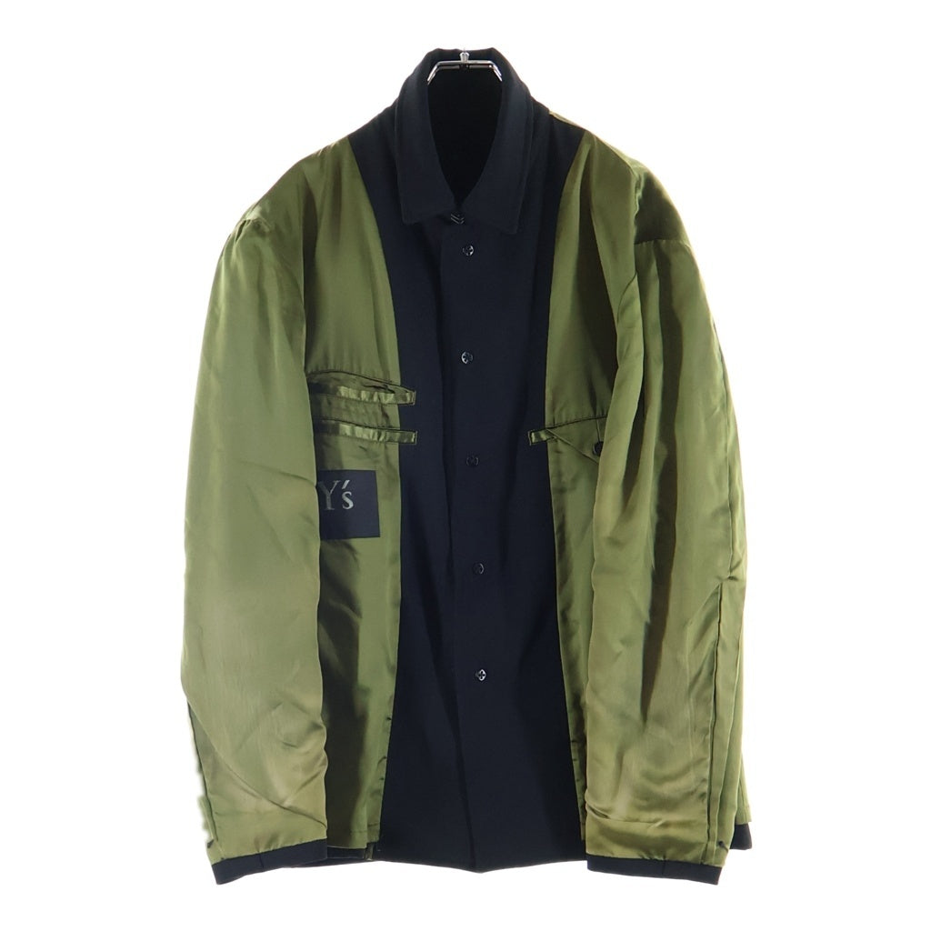 Y's(ワイズ) 02aw Souvenir Wool Gabardine jacket アラベスク刺繍 ウールギャバジン ブルゾン ジャケット