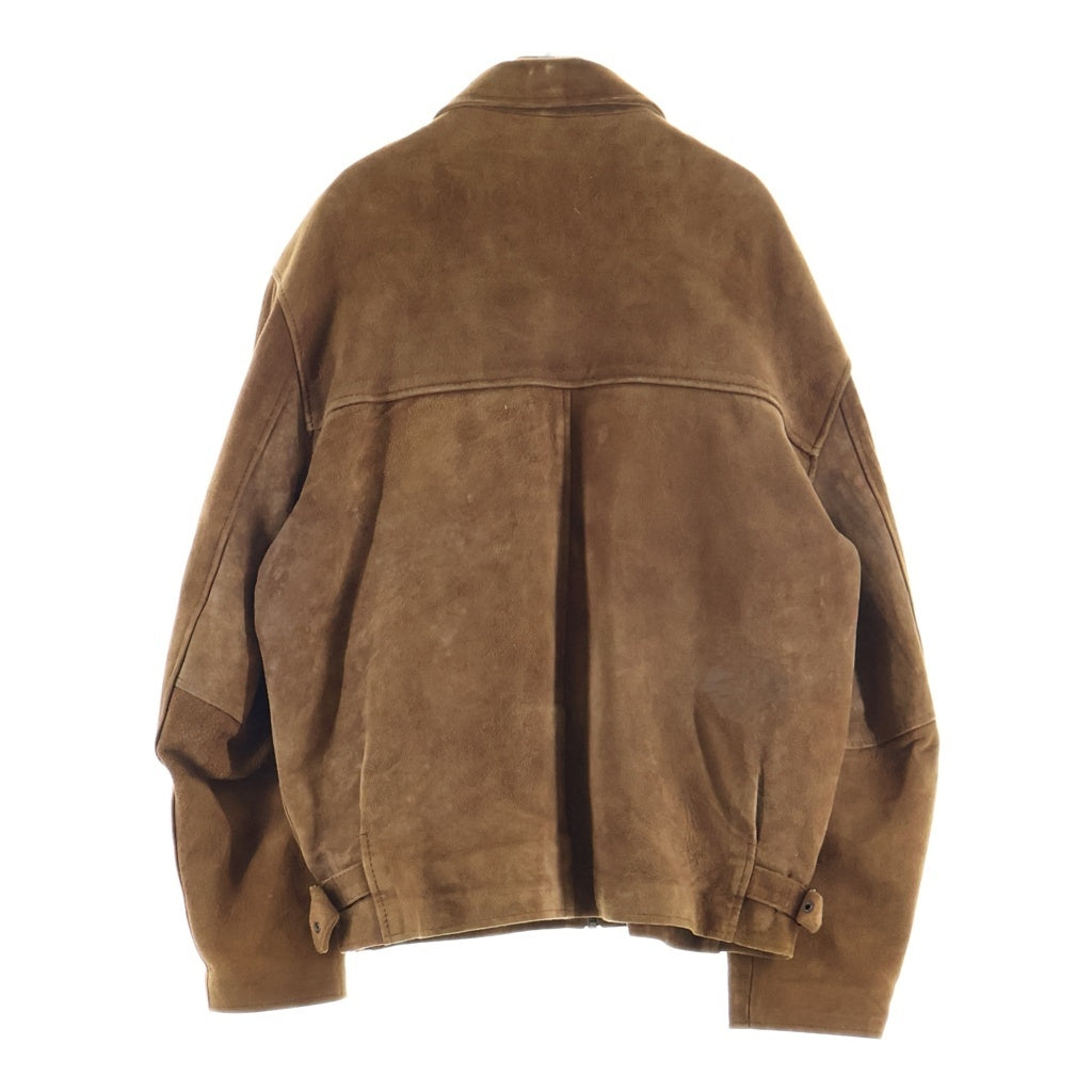 VINTAGE(ヴィンテージ) SARDAR LONDON (サルダールロンドン) 80-90s Leather Suede Zip Up Jacket レザー スエード ジップアップ ジャケット ブラウン