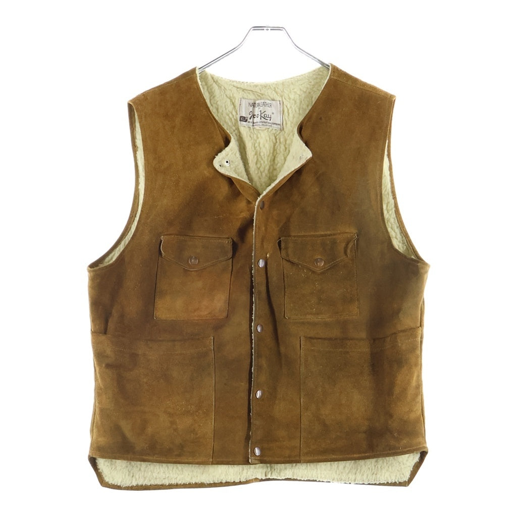 VINTAGE(ヴィンテージ) jo-o-kay (ジョーオーケー) 60s Suede Vest スエード ベスト ブラウン
