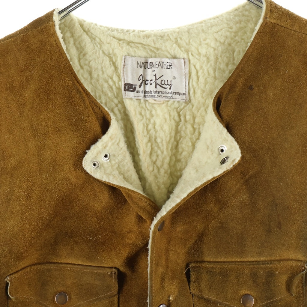 VINTAGE(ヴィンテージ) jo-o-kay (ジョーオーケー) 60s Suede Vest スエード ベスト ブラウン