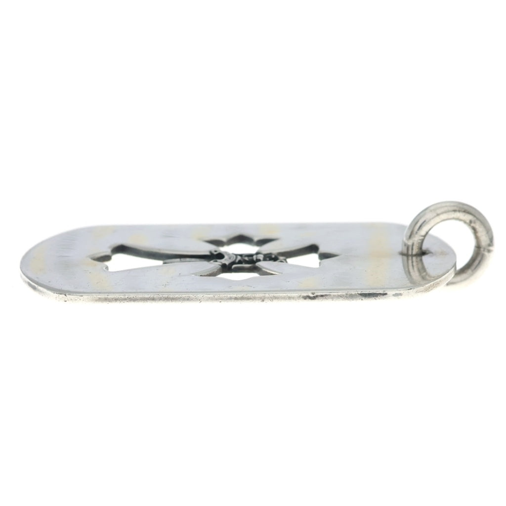 CHROME HEARTS(クロムハーツ) D TAG LRG CO CRS カットアウトクロスドッグタグ ラージ ペンダントトップ シルバー BCA239