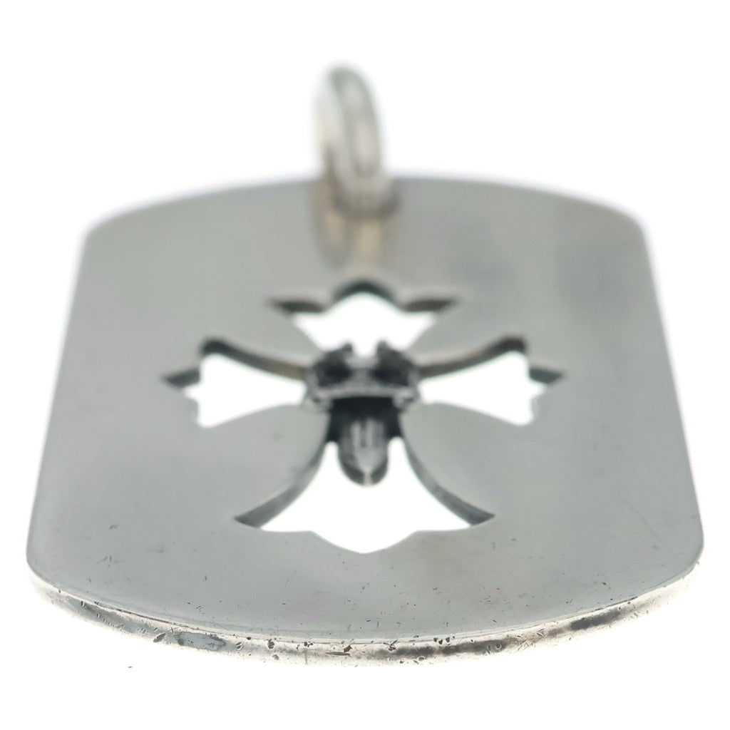 CHROME HEARTS(クロムハーツ) D TAG LRG CO CRS カットアウトクロスドッグタグ ラージ ペンダントトップ シルバー BCA239