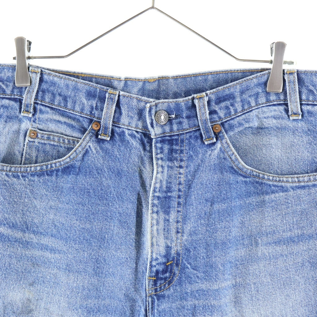 Levi's(リーバイス) 90s 20517-0217 オレンジタブ スモールe 均等V 紙パッチ ボタン裏585 ジップフライ デニム パンツ インディゴ