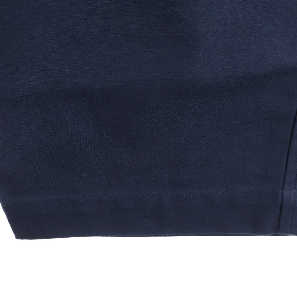 NO BRAND(ノーブランド) NICHOLAS DALEY 【ニコラスデイリー】 22SS PLEATED TROUSERS テーラードトラウザーズパンツ ネイビー PT2-C-NY