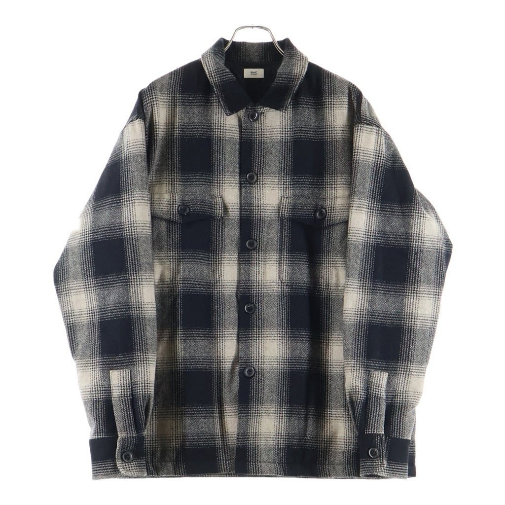 RON HERMAN(ロンハーマン) Wool Shirt Jacket 裏地キルティング ウールシャツジャケット グレー 3620400178