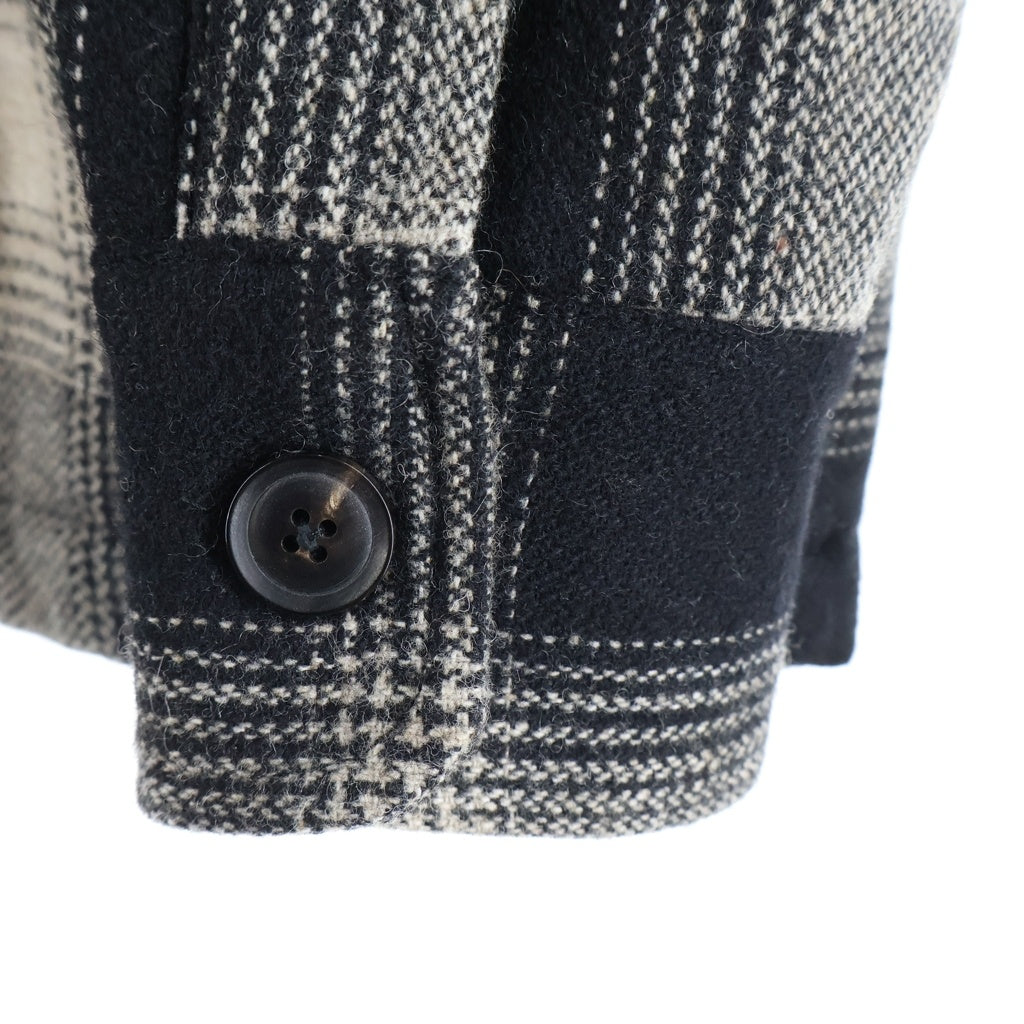 RON HERMAN(ロンハーマン) Wool Shirt Jacket 裏地キルティング ウールシャツジャケット グレー 3620400178
