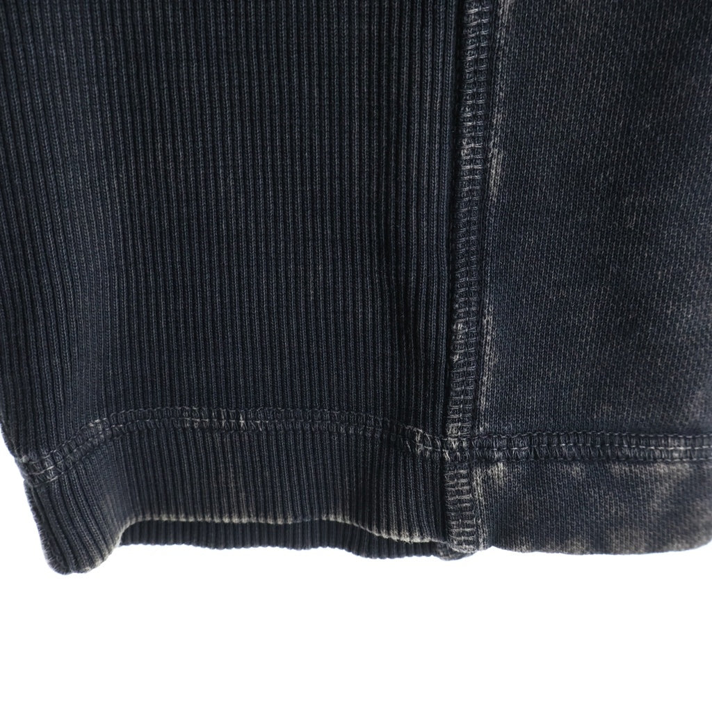 NO BRAND(ノーブランド) NICHOLAS DALEY 【ニコラスデイリー】 Rain Drop Zip Up Hoodie レインドロップ ダメージ加工 ジップアップスウェットパーカー フーディー ブラック