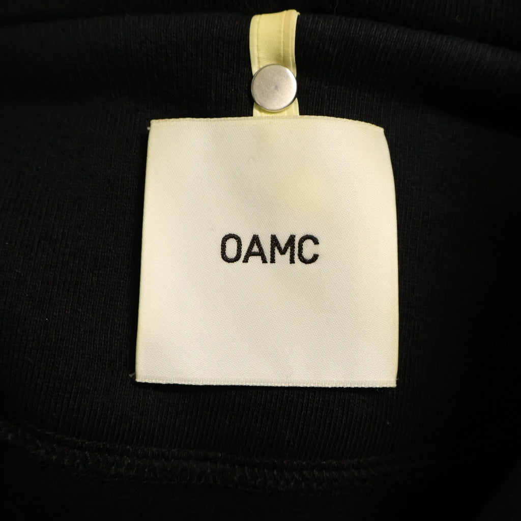 OAMC(オーエーエムシー) 22AW Flora Hooded Sweatshirt プルオーバースウェットパーカー フーディー ブラック 22A28OAJ13