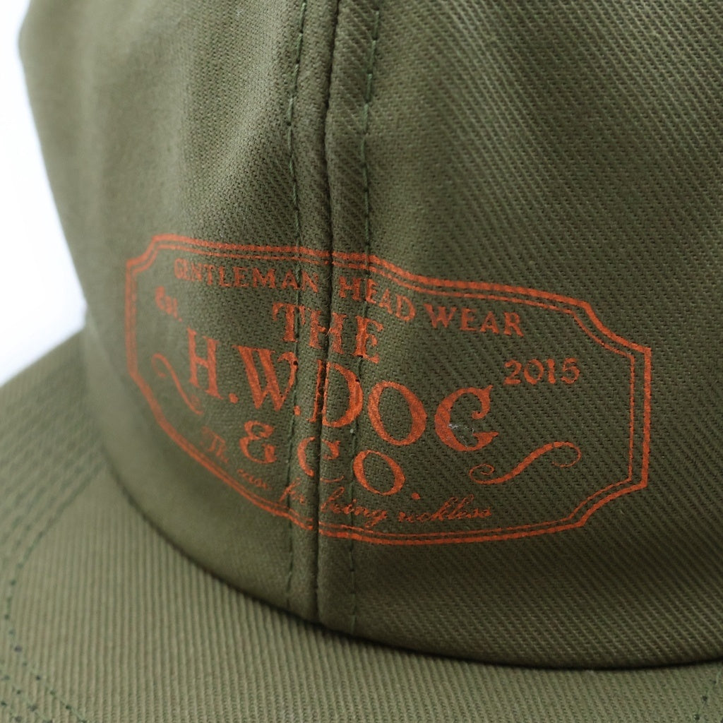 THE H.W.DOG&CO(ドッグアンドコー) TRUCKER CAP トラッカーキャップ 帽子 カーキ D-00004