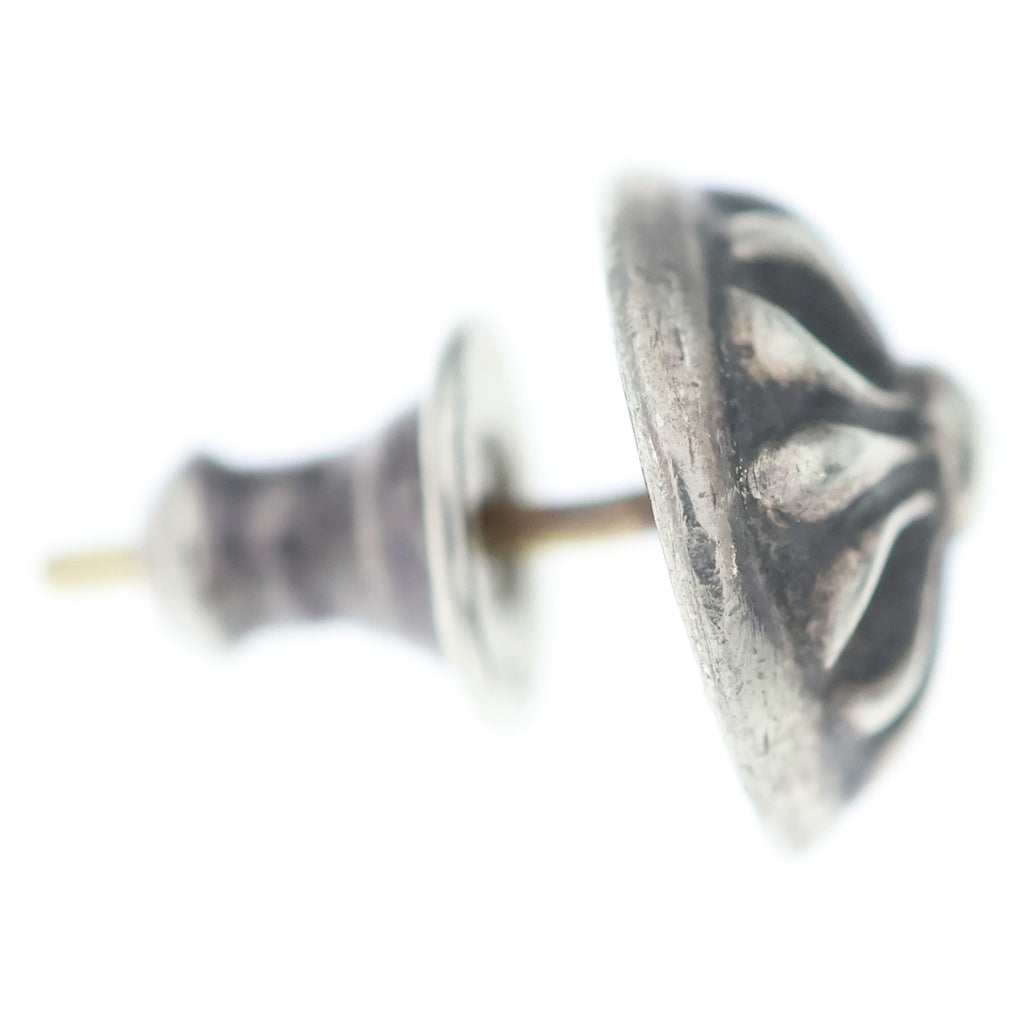 CHROME HEARTS(クロムハーツ) STUD CRSBLL クロスボールスタッドピアス シルバー BCA110