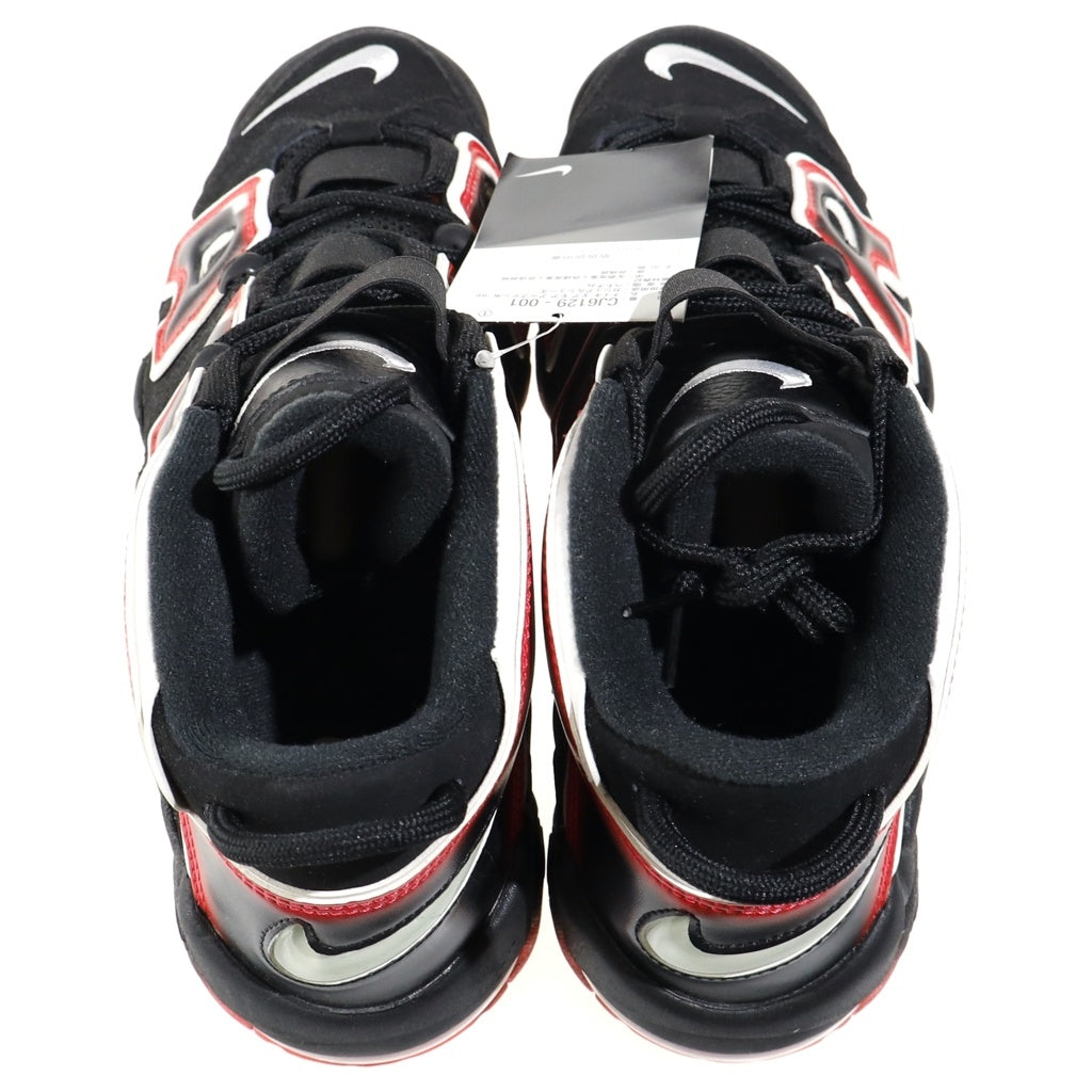 NIKE(ナイキ) AIR MORE UPTEMPO LASER CRIMSON エアモアアップテンポ レーザークリムゾン ミッドスニーカー US10/28cm ブラック/レッド CJ6129-001