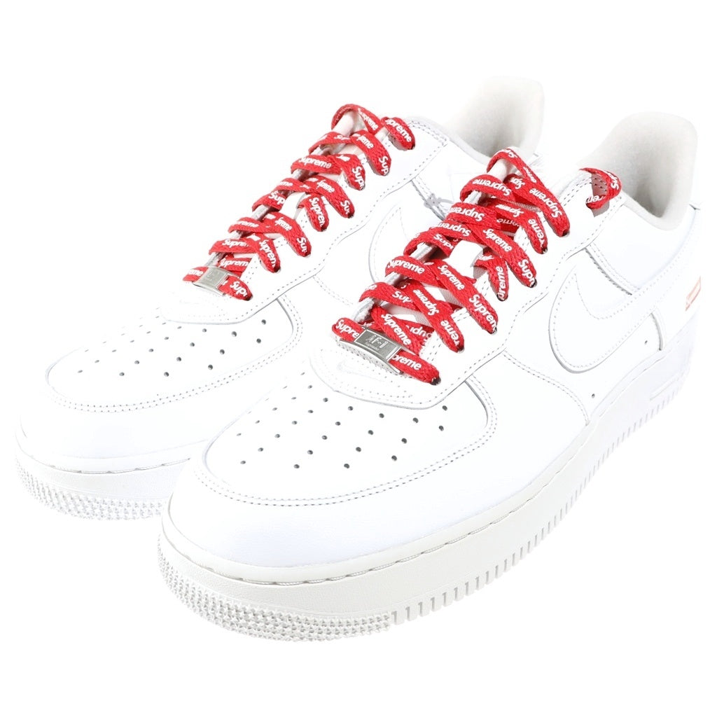 NIKE(ナイキ) ×SUPREME AIR FORCE 1 LOW シュプリーム エアフォース ミッドカットスニーカー ホワイト US10/28cm CU9225-100