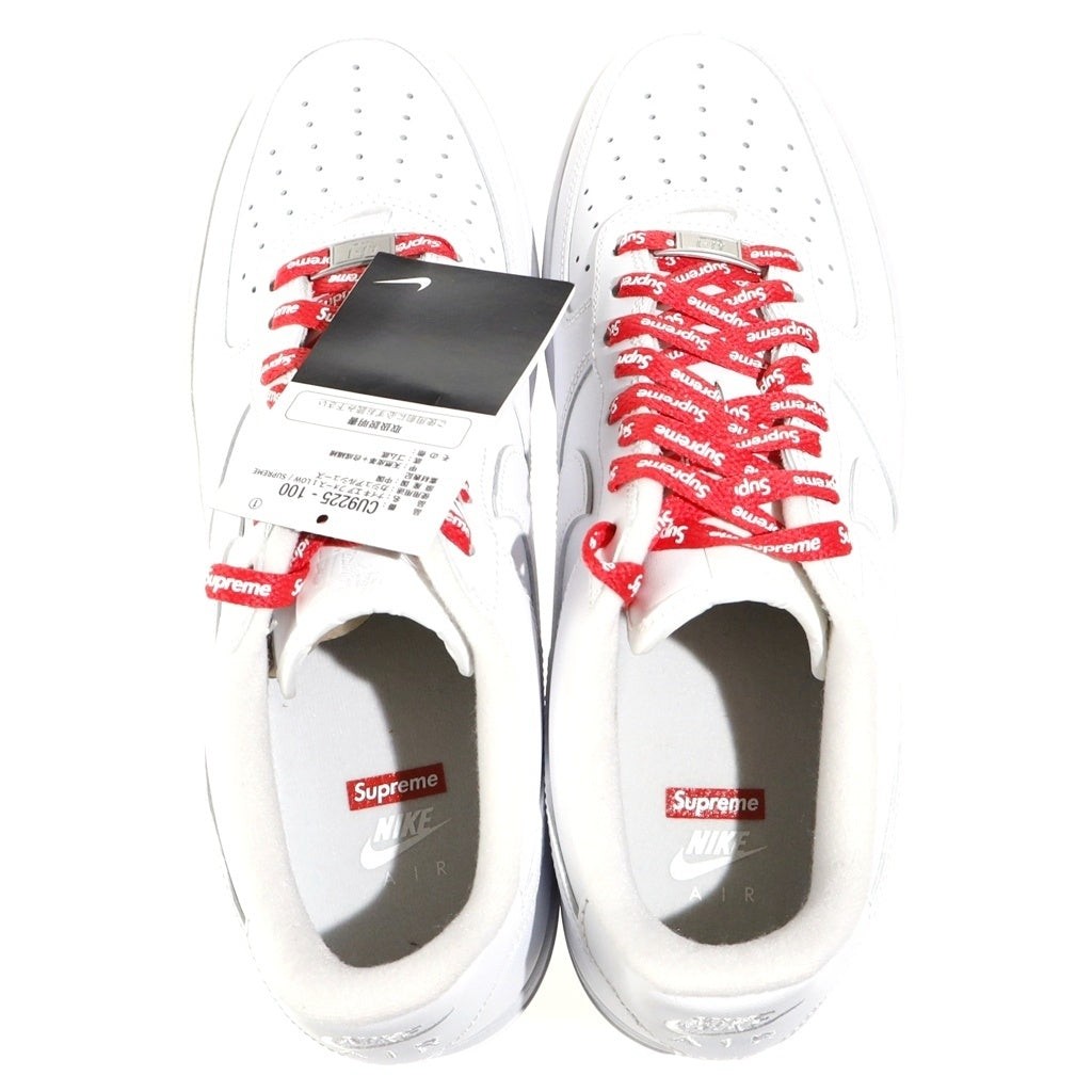 NIKE(ナイキ) ×SUPREME AIR FORCE 1 LOW シュプリーム エアフォース ミッドカットスニーカー ホワイト US10/28cm CU9225-100