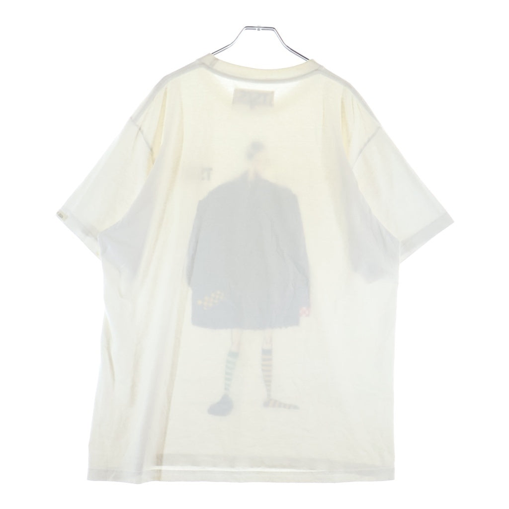 TSTS(ティーエスティーエス) Reversible Graphic Print Tee リバーシブル グラフィックプリント 半袖Tシャツ カットソー ホワイト サイズM
