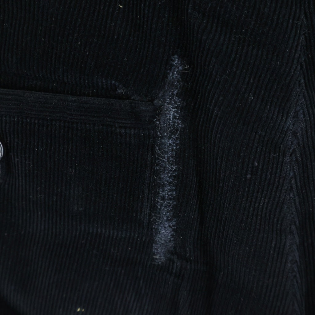Yohji Yamamoto POUR HOMME(ヨウジヤマモト プールオム) 90s Corduroy Pants コーデュロイ パンツ ブラック サイズS
