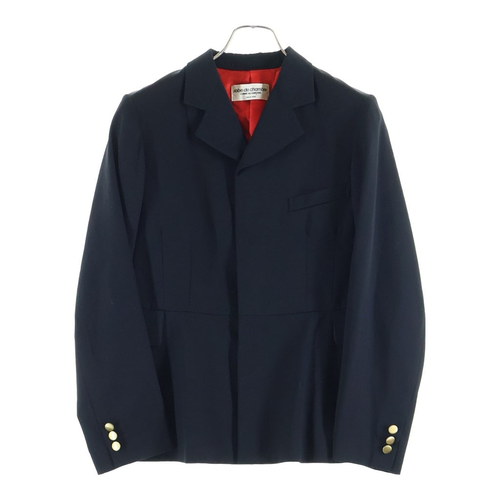 robe de chambre COMME des GARCONS(ローブドシャンブル コムデギャルソン) 90s AD1998 Archive Tailored Jacket テーラードジャケット 金ボタン ブラック レディース RJ-100020