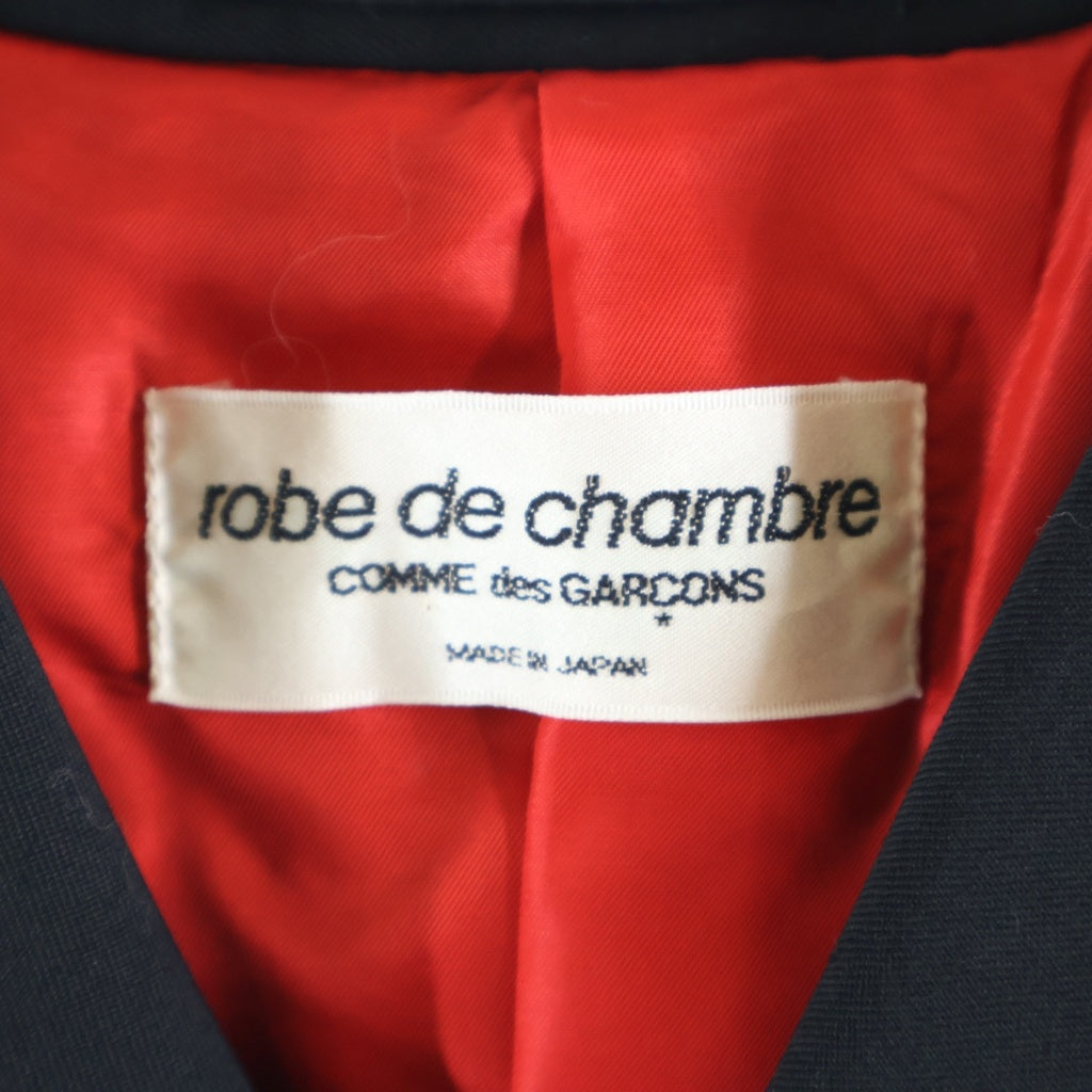 robe de chambre COMME des GARCONS(ローブドシャンブル コムデギャルソン) 90s AD1998 Archive Tailored Jacket テーラードジャケット 金ボタン ブラック レディース RJ-100020