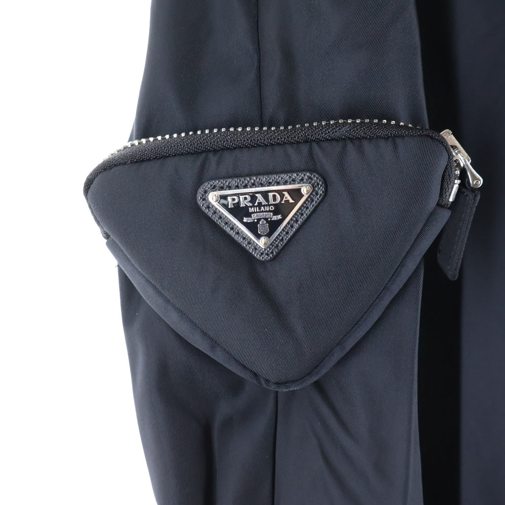 PRADA(プラダ) Re-Nylon Pants トライアングルロゴ ナイロンパンツ ブラック SPH140