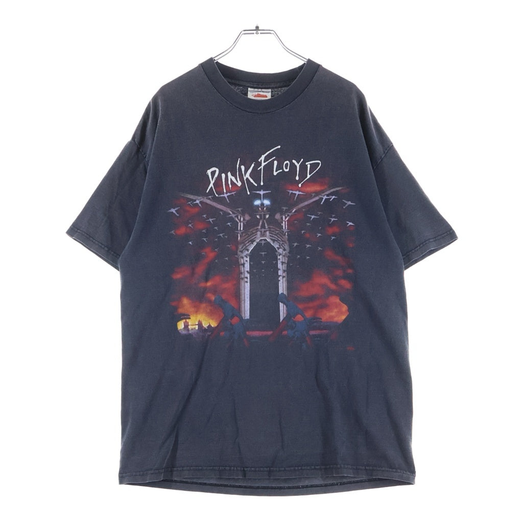 VINTAGE(ヴィンテージ) 90S PINK FLOYD THE WALL ピンクフロイド ザ・ウォール バンド クルーネック半袖Tシャツ ブラック