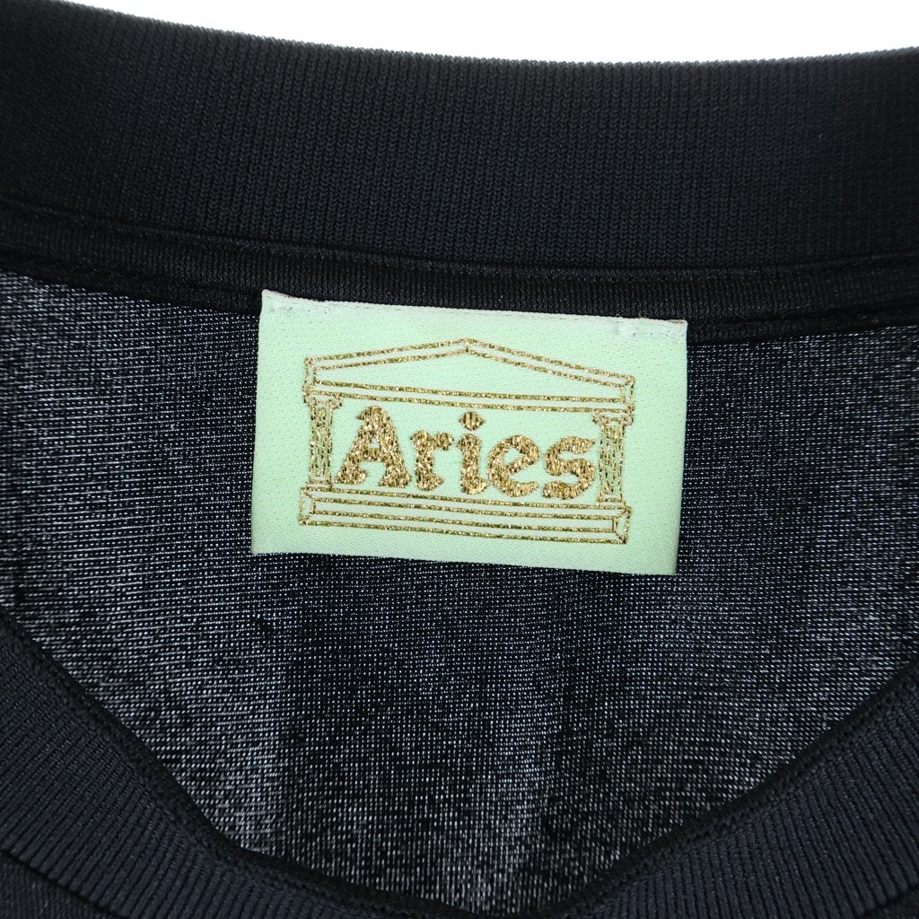 Aries(アリエス) Ramscape Airtex LS Tee グラフィックプリント クルーネック長袖カットソー ブラック AR40050.03