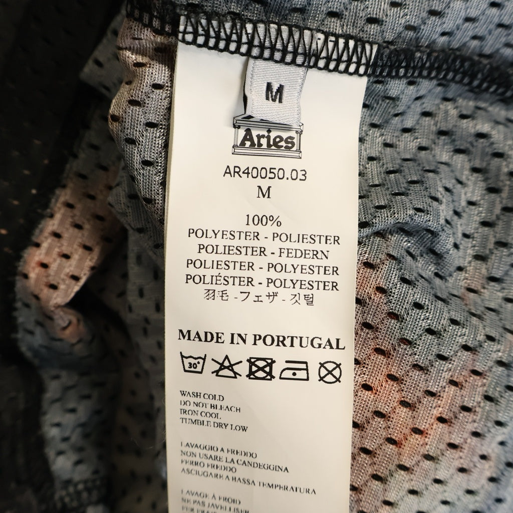 Aries(アリエス) Ramscape Airtex LS Tee グラフィックプリント クルーネック長袖カットソー ブラック AR40050.03