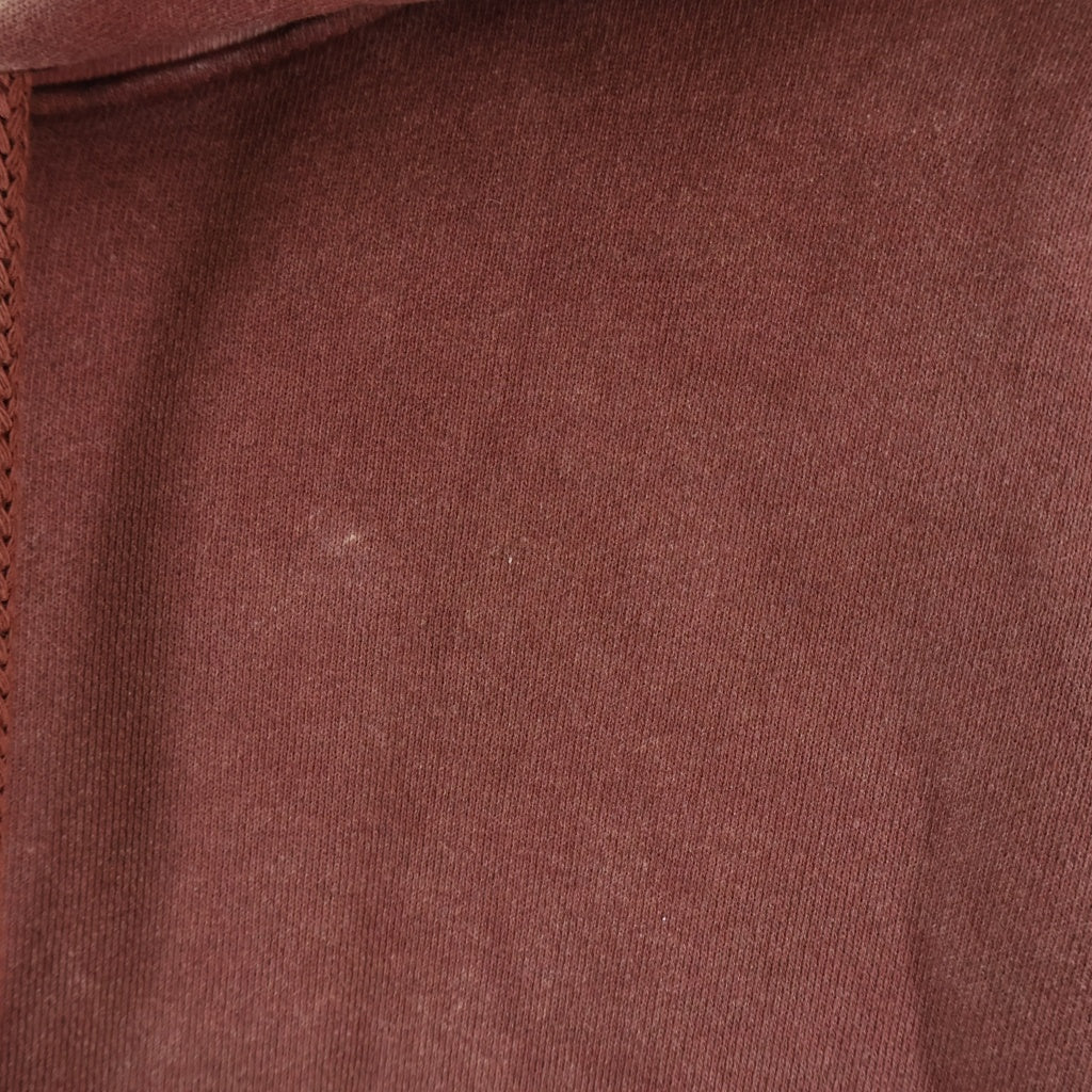 NO BRAND(ノーブランド) ECKHAUS LATTA エコーズラッタ 切替デザイン プルオーバーパーカー フーディー ブラウン/ベージュ