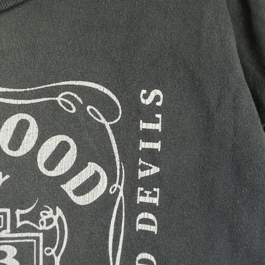 SAINT MICHAEL(セントマイケル) 23SS ×NEIGHBORHOOD NH-SS TEE SKULL BIKE ネイバーフッド ダメージ加工半袖Tシャツ グレー SM-S23-0000-116
