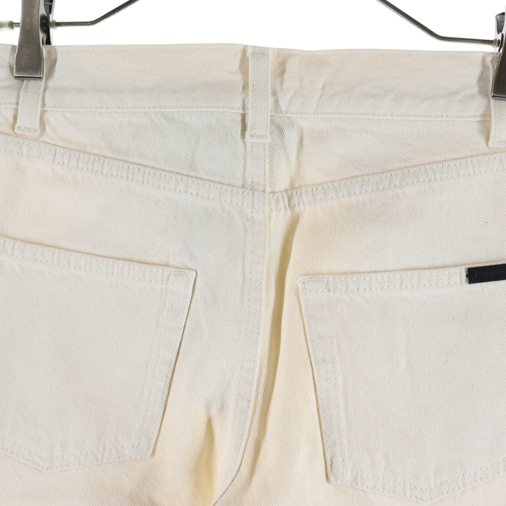 SAINT LAURENT PARIS(サンローランパリ) Denim Short Pants デニムショートパンツ ホワイト レディース 681317 Y23NO
