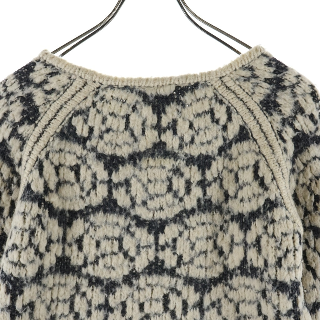 CHANEL(シャネル) 01AW Pocket Knit Sweater ポケット付き ニット セーター アイボリー/グレー レディース P18400V00996