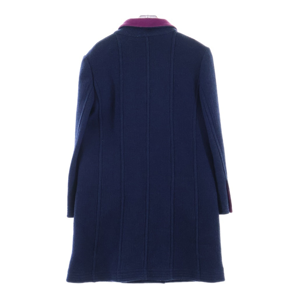 CHANEL(シャネル) 07AW Double Coat ダブルコート ココマークボタン ネイビー レディース P32027W04016
