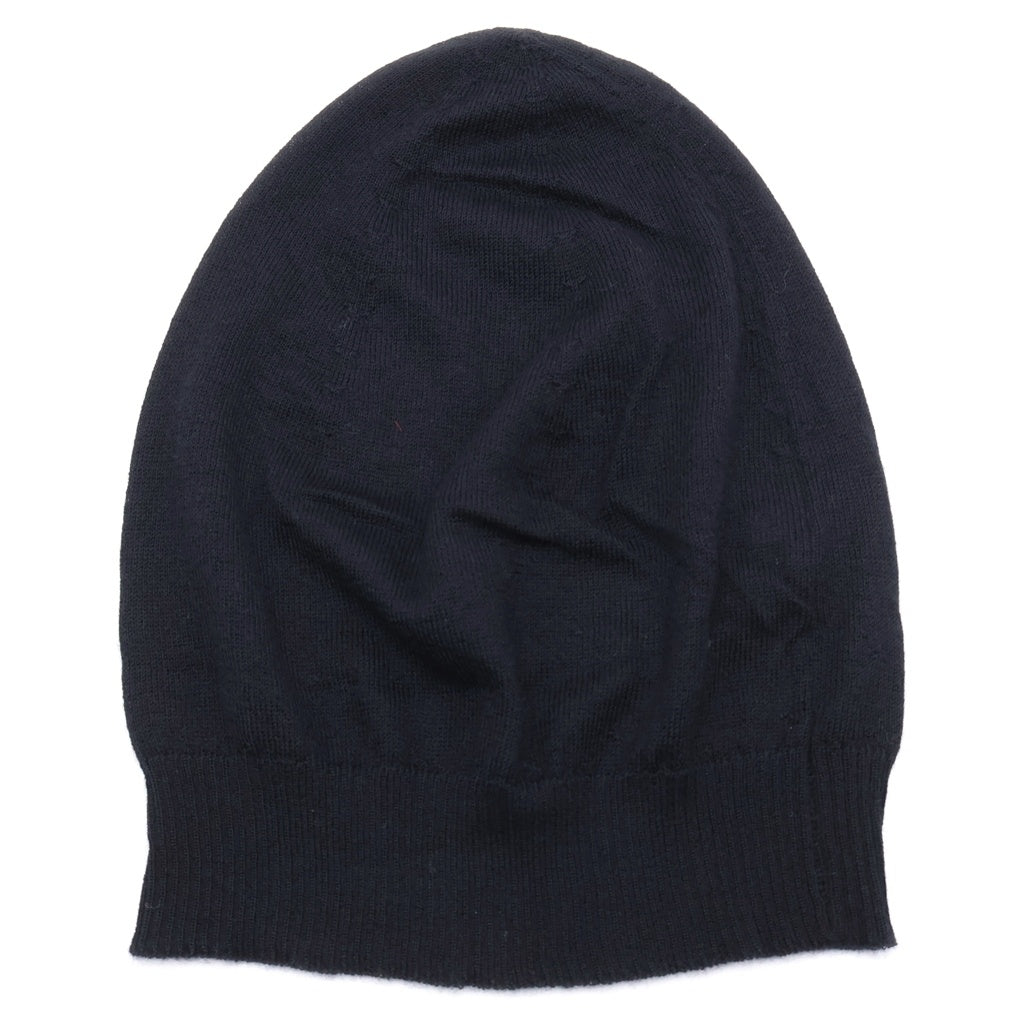 SAINT LAURENT PARIS(サンローランパリ) カシミア ニット帽 ビーニー ブラック 777171 3Y201 レディース